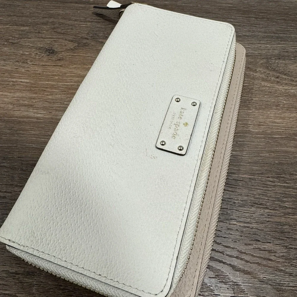 Kate Spade New York Anita‎ Wristlet Wallet Purse Two Tone READ